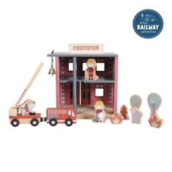 Feuerwache des Little Dutch-Eisenbahnsystems