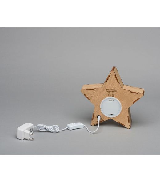 Anpassbarer Stern mit Buchstaben-Set – USB-Anschluss