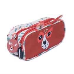 Les Deglingos two zipper case