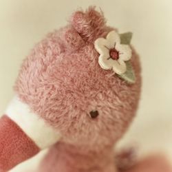 Flamenc de peluix 35cm Safari Little Dutch
