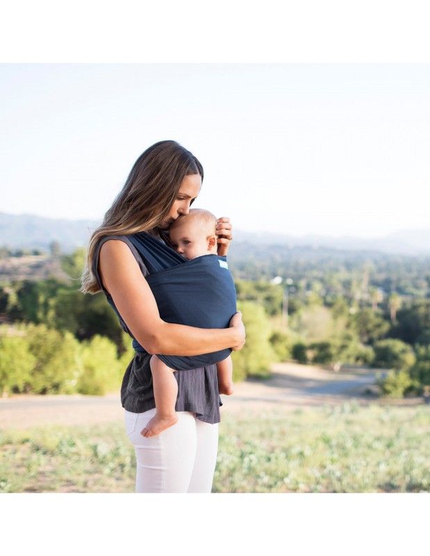 Fular Portabebés Elástico Moby Wrap Classic black