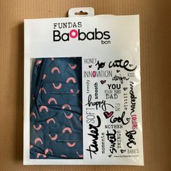 Étui Klippan Kiss 2 - Baobabs (Vagues bleues et roses)