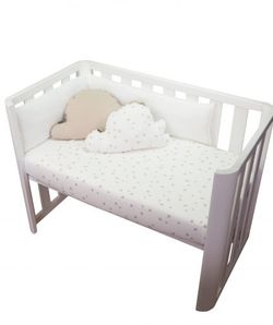 Bedruckter Bettbezug für Mini-Kinderbett, Bio-Baumwolle - Sonpetit