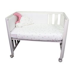 Bedruckter Bettbezug für Mini-Kinderbett, Bio-Baumwolle - Sonpetit