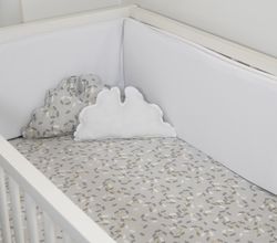 Bedruckter Bettbezug für Mini-Kinderbett, Bio-Baumwolle - Sonpetit