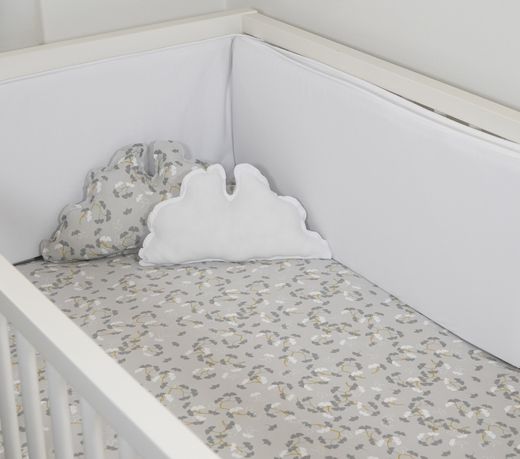 Bedruckter Bettbezug für Mini-Kinderbett, Bio-Baumwolle - Sonpetit