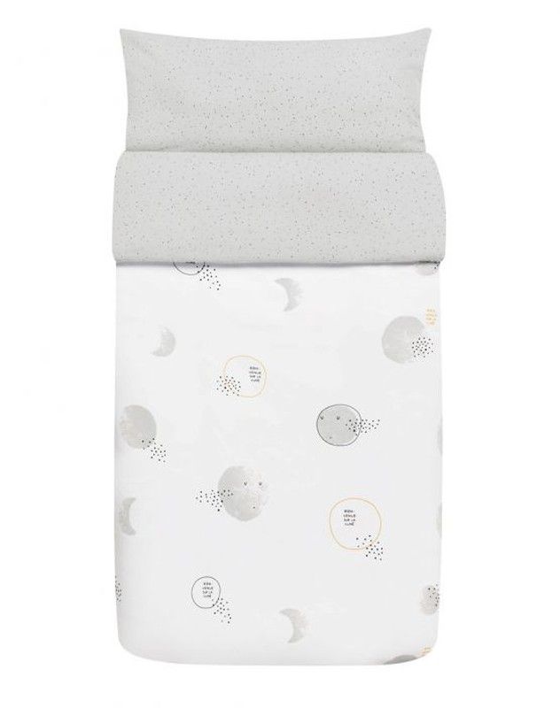 Funda nórdica tríptica cuna 70x140  cm Babyclic Lavandda