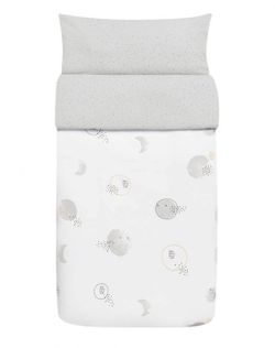 Funda nòrdica tríptica + Protector bressol 60x120 + Farciment (PACK) Babyclic