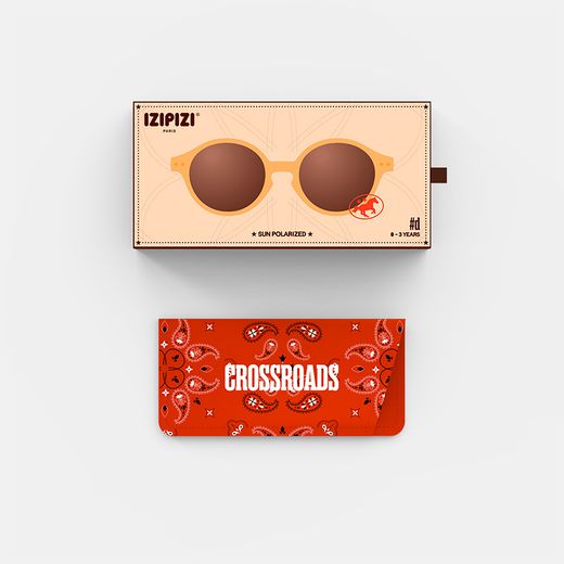 Izipizi Sonnenbrille für Babys, Modell D (0 bis 3 Jahre) - CROSSROADS Golden Canyon
