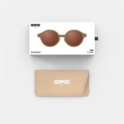 Izipizi Sonnenbrille für Babys, Modell D (0 bis 3 Jahre) – Glänzendes Khaki