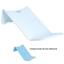 Hamaca de baño Bebedue egonómica - Funda rizo de recambio incluida (0-6m)