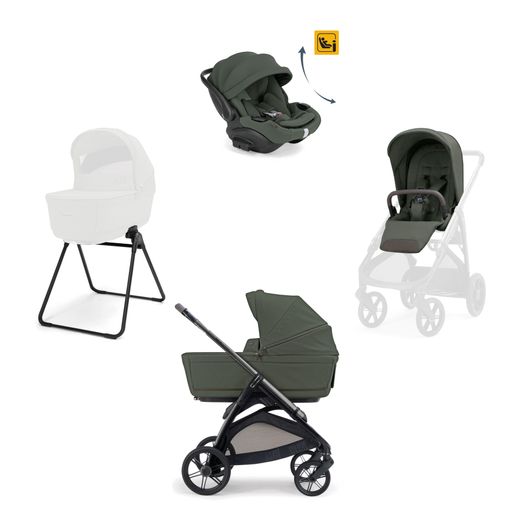 Inglesina Aptica System Quattro con silla de auto Darwin Recline Evo (2026)