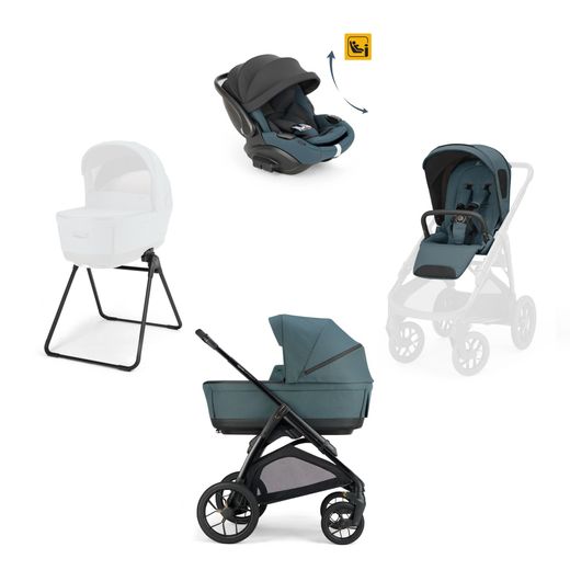 Inglesina Aptica XT System Quattro con silla de auto Darwin Recline Evo (2026)