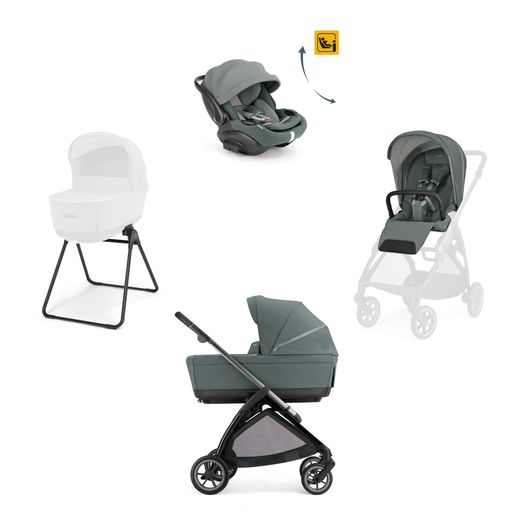 Inglesina Electa System Quattro con silla de auto Darwin Recline Evo (2026)