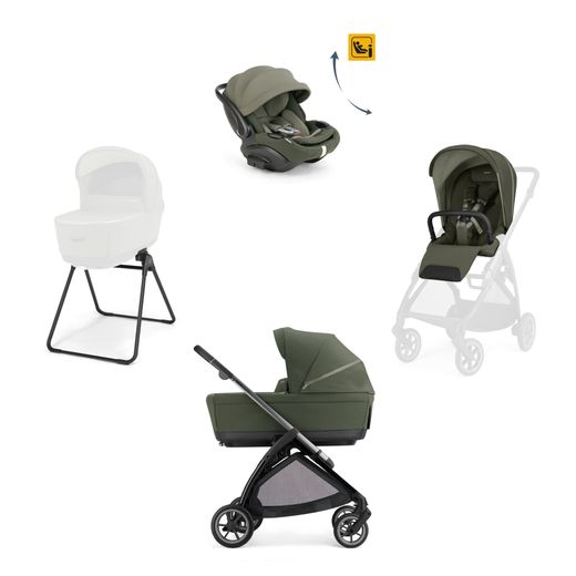 Inglesina Electa System Quattro con silla de auto Darwin Recline Evo (2026)