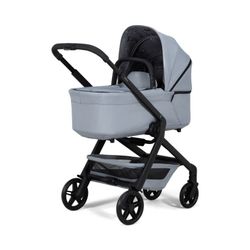 Passeggino Joolz Hub2 completo di navicella, colore grigio lunare speciale.