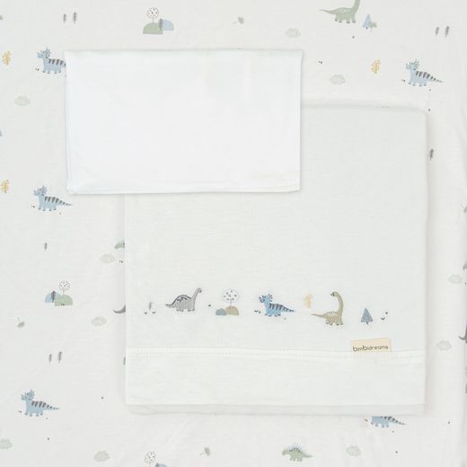 Juego sábanas punto 3 piezas (60x120) Bimbidreams
