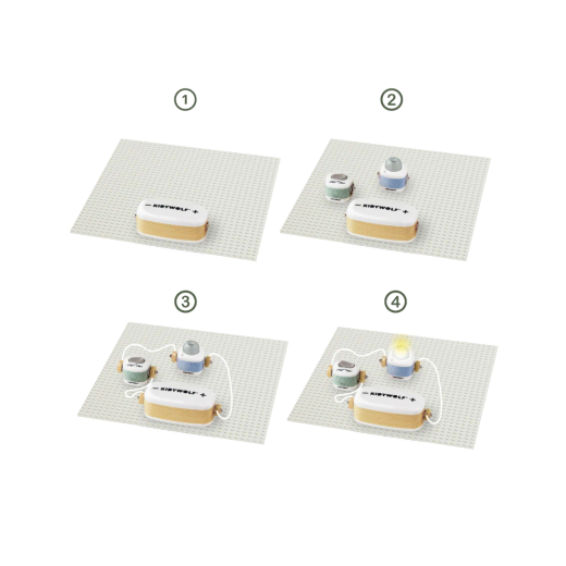 KIDYELEC - Mi primer kit eléctrico - avanzado 18 piezas