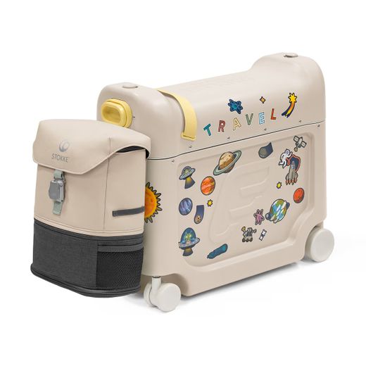 Kit de viaje BedBox + Mochila BackPack JetKids Stokke