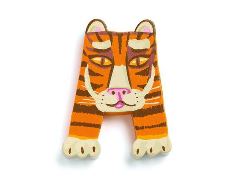 Letra Animales madera Djeco A