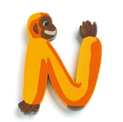 Letra Animales madera Djeco