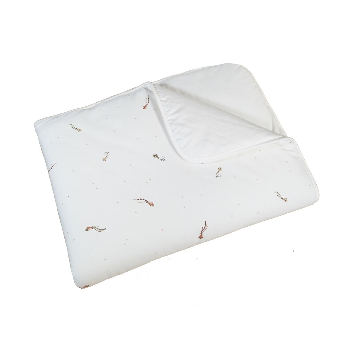 Manta doble cara de algodón orgánico (100x75cm) - Sonpetit