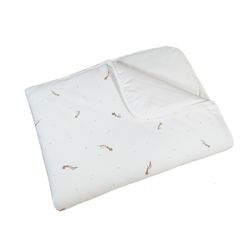 Manta doble cara de algodón orgánico (100x75cm) - Sonpetit