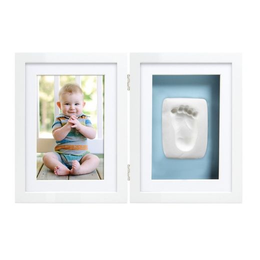 Babyprints table frame 1 photo + 1 Pearhead footprint