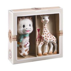 Mi primer set Sophie la girafe + Sonajero peluche Cri-Cri