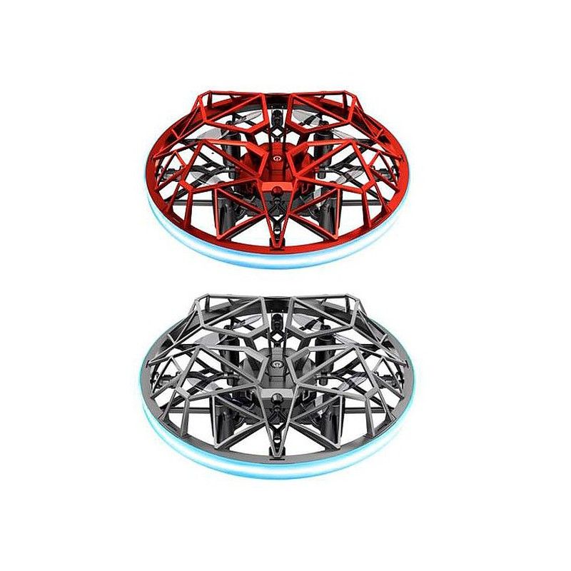 Drone DEERC D12 à Commander à La Main Pour Enfants, Mini UFO Avec LEDs, 5 Capteurs De Mouvement, 2 Vitesses, Flips 360° Et Protection Anti-collision – Parfait Pour L'intérieur