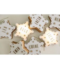 Customizable mini light-up star