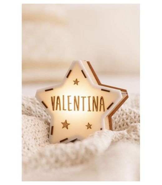 Customizable mini light-up star