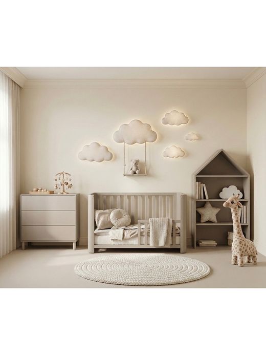 Minicuna DOCO Sleeping PLUS++ Beige (Estructura con colchón 90x50 y 120x60 incluido)