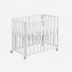 Minicuna DOCO Sleeping PLUS++ Blanco (Estructura con colchón 90x50 incluido)