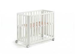 Minicuna DOCO Sleeping PLUS++ Blanco (Estructura con colchón 90x50 y 120x60 incluido)