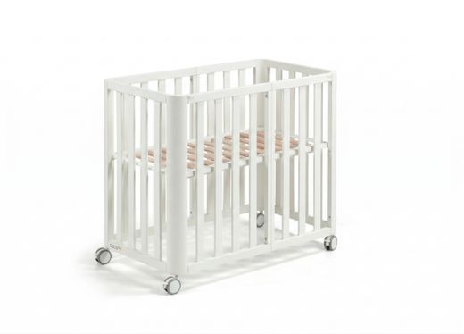 Minicuna DOCO Sleeping PLUS++ Blanco (Estructura con colchón 90x50 y 120x60 incluido)