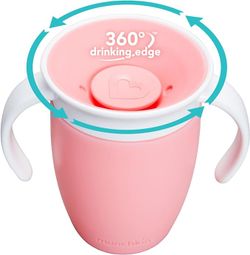 Miracle 360º – Taza antigoteo con asas 200 ml - Munchkin