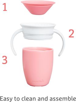Miracle 360º – Taza antigoteo con asas 200 ml - Munchkin