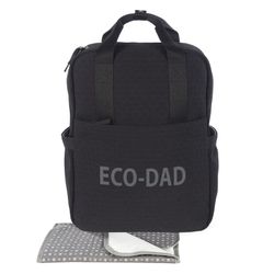 Zaino XL Eco Dad nero per mamma che cammina