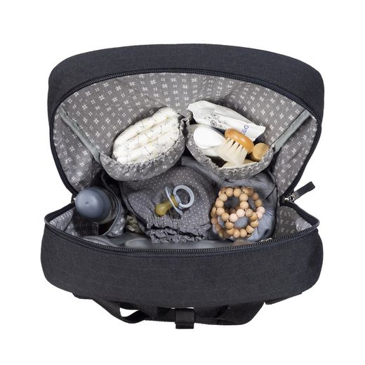 Zaino XL Eco Dad nero per mamma che cammina