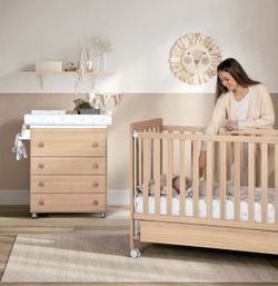 Mueble bañera cambiador cajón redondo Micuna