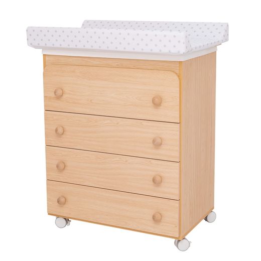 Mueble bañera cambiador cajón redondo Micuna