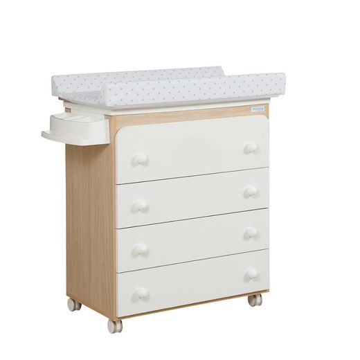 Mueble bañera cambiador cajón redondo Micuna