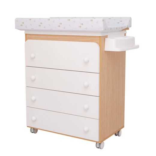 Mueble bañera cambiador cajón redondo Micuna