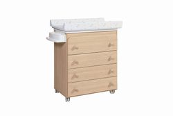 Mueble bañera cambiador cajón redondo Micuna