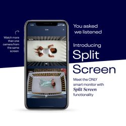 Vigilabebés Nanit Pro con IA y soporte suelo