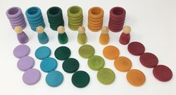 Nins®, anelli e monete colorate - Grapat