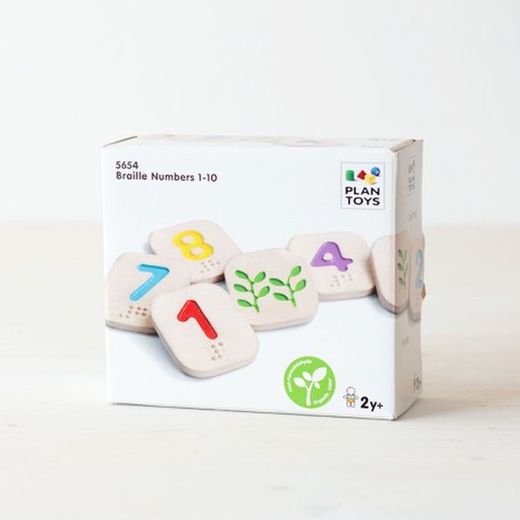 Números 1-10 Braille - Plan Toys