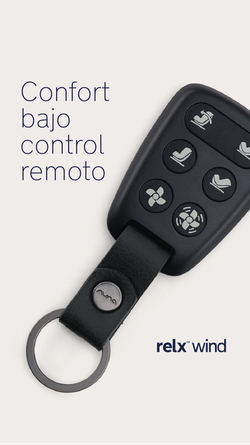 Nuna RELX Wind (+inteligente y con ventilación) (40-105cm giratoria)