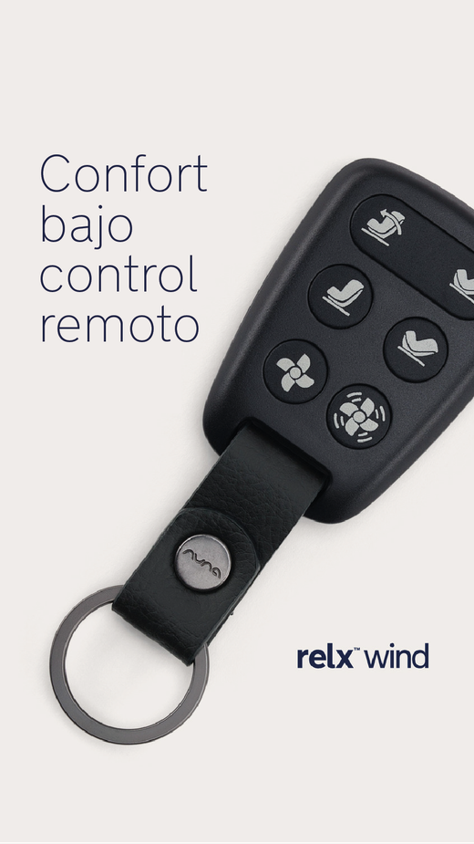 Nuna RELX Wind (+inteligente y con ventilación) (40-105cm giratoria)